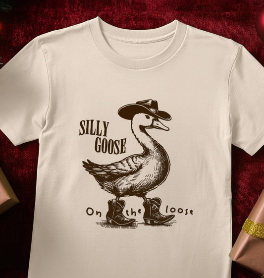 Classic Silly Goose On The Loose Cotton T-shirt